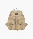 CLASSIC LOGO SMALL BACKPACK IN BEIGE image 9