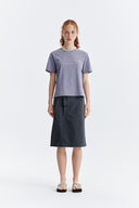 LOGO POINT LETTERING GRAPHIC TOP IN PURPLE image 11