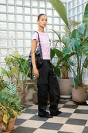 STITCH POINT SMALL LOGO TOP IN PINK image 9