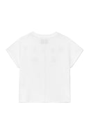 PINTUCK LAYERED SLIM CROP TOP IN WHITE image 12