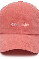 MATIN MINI CLASSIC LOGO BALL CAP IN LIGHT ORANGE image 4