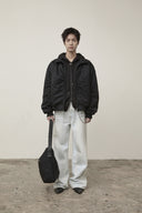 DIRTY WASHED DENIM PANTS FOR MEN IN LIGHT BLUE image 15