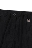 STRING NYLON CARGO PANTS IN BLACK image 15