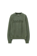 VINTAGE COLOR DYING LOGO SWEATSHIRT IN KHAKI image 12