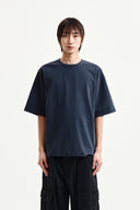 RAW CUT GRAFFITI LOGO TOP IN NAVY image 10