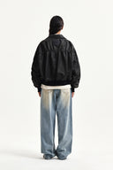 SMALL LOGO SHIRRING JUMPER IN KHAKI image 7