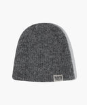 CLASSIC LOGO HAIRY BEANIE IN CHARCOAL GREY image 7