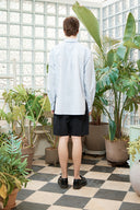 POCKET FOLDOVER SHIRT FOR MEN IN LIGHT BLUE image 9