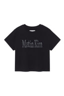PATTERN ARTWORK LOGO CROP TOP IN BLACK image 11