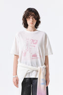 PORTRAIT GRAFFITI LOGO TOP IN WHITE image 13