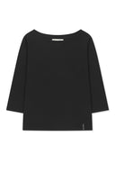 3/4 SLEEVE TOP & TANK LAYERED SET IN BLACK image 2