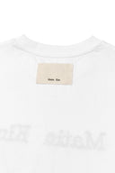 LOGO THREAD POINT CROP TOP IN WHITE image 4