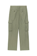 STRING NYLON CARGO PANTS IN KHAKI image 13