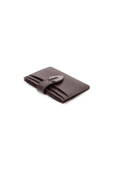 WESTERN BUCKLE CARD WALLET IN BROWN image 3
