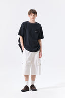 TONAL RIB BACK LOGO TOP FOR MEN IN BLACK image 10