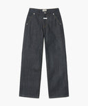 W RAW DENIM PANTS IN DARK BLUE image 1