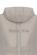 BACK LOGO HOODY WINDBREAKER FOR MEN IN LIGHT GRAY image 6