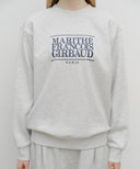CLASSIC LOGO SWEATSHIRT IN LIGHT HEATHER GREY image 11