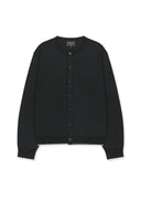 BACK LOGO SHEER CARDIGAN FOR MEN IN BLACK image 14