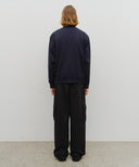 CLASSIC LOGO ONE TUCK CARGO SWEAT PANTS IN BLACK image 5