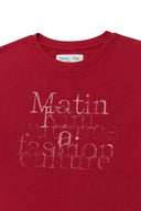 DUSTY TYPO GRAPHIC CROP TOP IN CHARCOAL GREY image 14