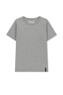 LABEL DETAIL SLIM FIT TOP IN GRAY image 1