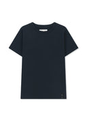 LABEL DETAIL SLIM FIT TOP IN NAVY image 1
