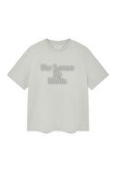 FOR LOVERS LOGO POINT TOP IN LIGHT GRAY image 1