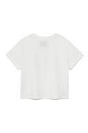 PATTERN ARTWORK LOGO CROP TOP IN WHITE image 14