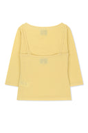 3/4 SLEEVE TOP & TANK LAYERED SET IN YELLOW image 16