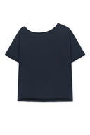 MTK 16 GRAFFITI LOGO ASYMMETRIC TOP IN NAVY image 14