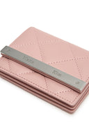 PUFF QUILT WALLET IN PINK image 11