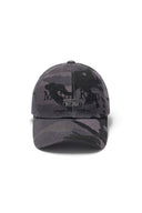 CAMOUFLAGE LOGO BALL CAP IN KHAKI image 5