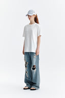 MATIN WAVE PRINTING LOGO TOP IN WHITE image 6