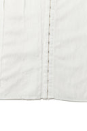 HOOK AND EYE LAYERED LONG DRESS IN IVORY image 17