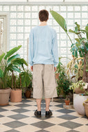 BACK LOGO SEE THROUGH CARDIGAN FOR MEN IN LIGHT BLUE image 7