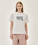 STAMP CLASSIC LOGO TEE IN WHITE image 10