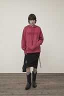 VINTAGE COLOR DYING LOGO HOODY IN RED image 8