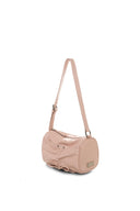 FRONT SHIRRING RIBBON MINI BAG IN PINK image 7