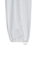 DRAWSTRING HEM CARGO PANTS IN IVORY image 15
