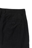 STRING NYLON CARGO PANTS IN BLACK image 6