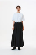 LOGO EMBROIDERY OVERSIZE TOP IN WHITE image 9