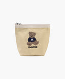 DOODLE BEAR POUCH IN BEIGE image 5