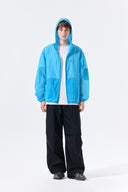 BACK LOGO HOODY WINDBREAKER FOR MEN IN BLUE image 10