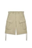 UTILITY CARGO BERMUDA PANTS IN BEIGE image 1