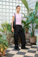 STITCH POINT SMALL LOGO TOP IN PINK image 10