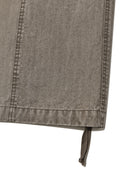 PATCH POINT WASHED COTTON PANTS IN CHARCOAL GREY image 18