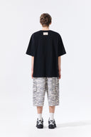 MATIN KIM CIRCLE LOGO TOP FOR MEN IN BLACK image 7