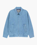 DENIM HARRINGTON JACKET IN BLUE image 6