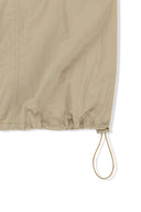 STRAP DETAIL SLEEVELESS UTILITY DRESS IN BEIGE image 5